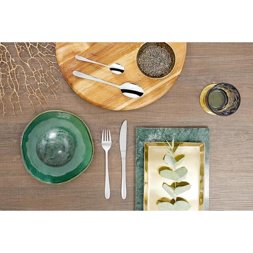 MONACO 24 gab. nerūsējošā tērauda galda piederumu komplekts