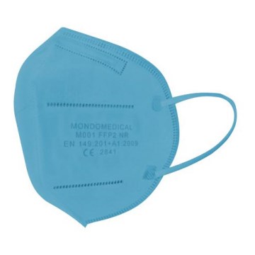 Mondo Medicīniskais respirators FFP2 NR Gaiši zils 1gab