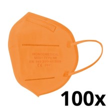 Mondo Medicīniskais respirators FFP2 NR Oranžs 100gab