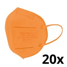 Mondo Medicīniskais respirators FFP2 NR Oranžs 20gab