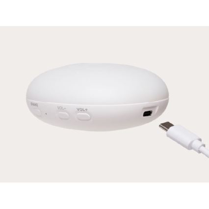 Moonie - miega draugs ar nomierinošu melodiju un mīkstu gaismu, roņuks Organic Sand