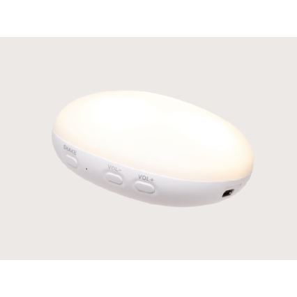 Moonie - miega rotaļlieta ar melodiju un gaismu, tulnis, organiskā pelēkā krāsā