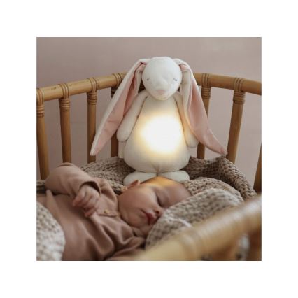 Moonie - Mīļmantiņa ar melodiju un lampu 2.0 zaķītis powder