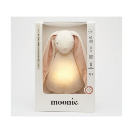 Moonie - Mīļmantiņa ar melodiju un lampu 2.0 zaķītis powder
