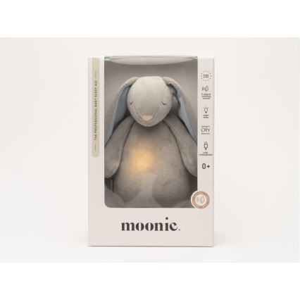 Moonie - Mīļmantiņa ar melodiju un lampu 2.0 zaķītis sky