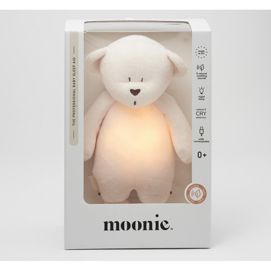 Moonie - Mīļmantiņa ar melodiju un lampu lācītis 2.0 cream