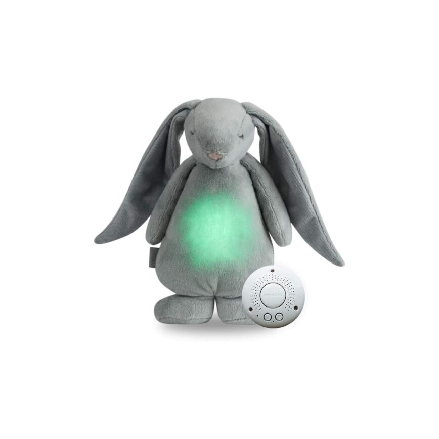 Moonie - Mīļmantiņa ar melodiju un lampu, sudraba zaķēns