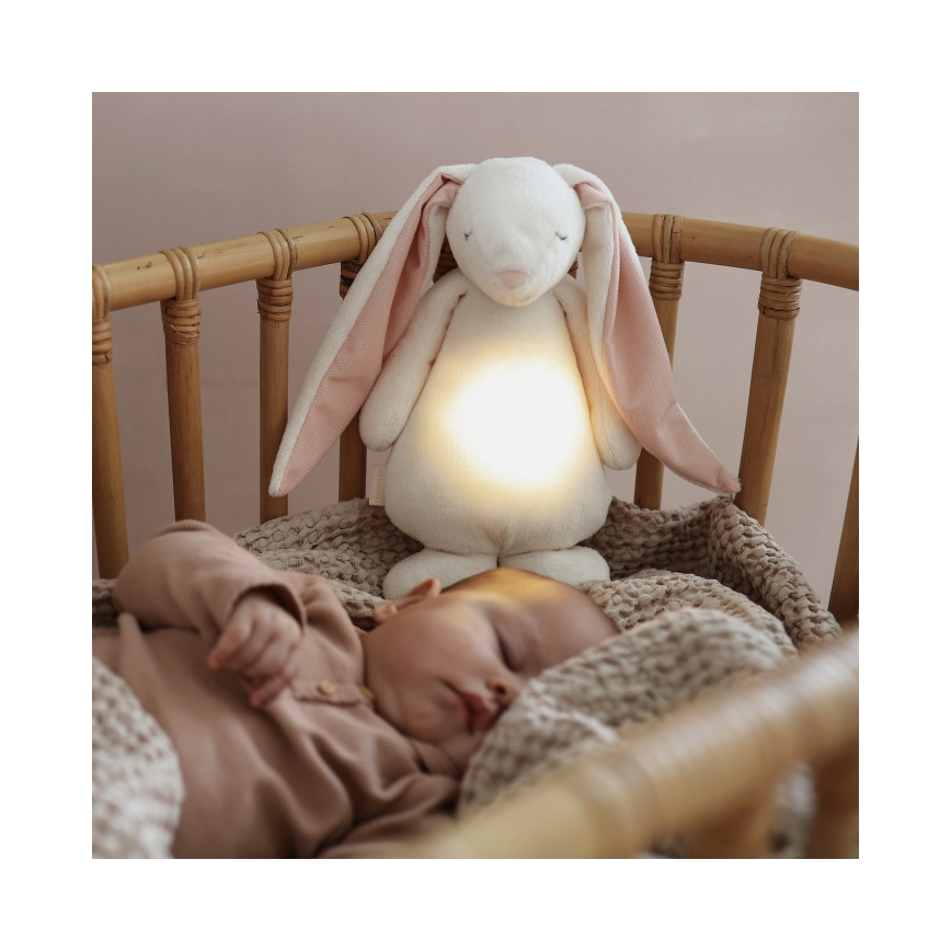 Moonie - Mīļmantiņa ar melodiju un lampu, zaķēns, krēmkrāsa