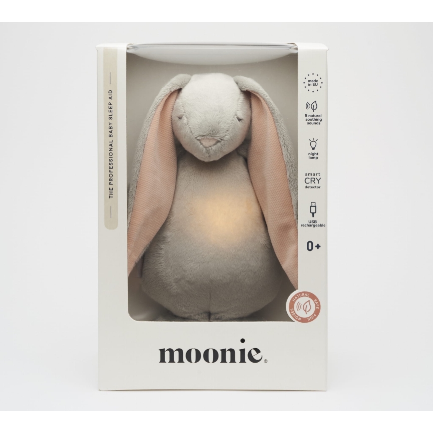 Moonie - Mīļmantiņa ar melodiju un lampu zaķītis 2.0 mākonis
