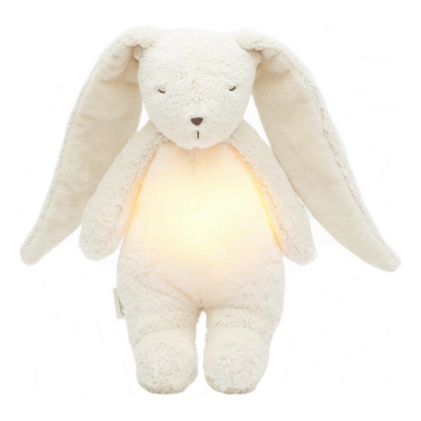 Moonie - Mīļmantiņa ar melodiju un lampu zaķītis organisks polārs dabisks