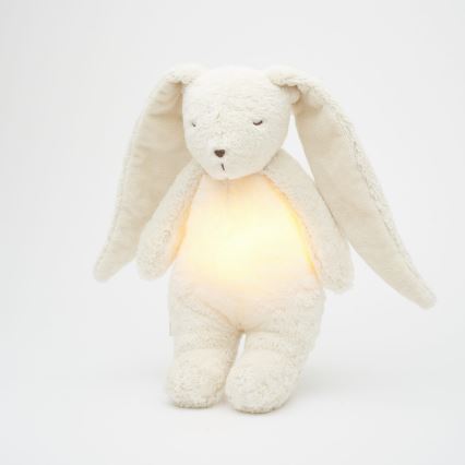 Moonie - Mīļmantiņa ar melodiju un lampu zaķītis organisks polārs dabisks