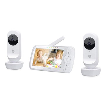Motorola VM35-2 - Uzlādējams bērnu monitors ar 2 kamerām, 2000 mAh