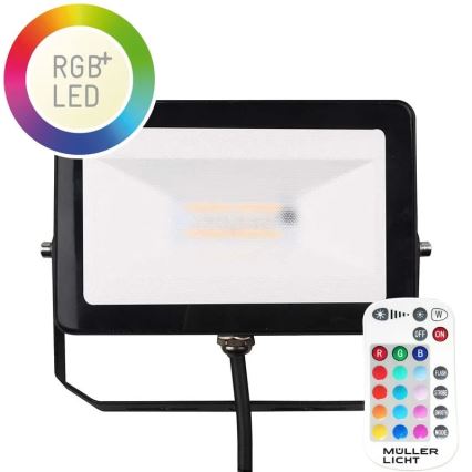 Müller-Licht - LED RGBW Aptumšojama āra Prožektors LED/10W/230V IP65 + tālvadības pults