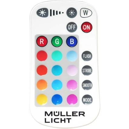 Müller-Licht - LED RGBW Aptumšojama āra Prožektors LED/10W/230V IP65 + tālvadības pults