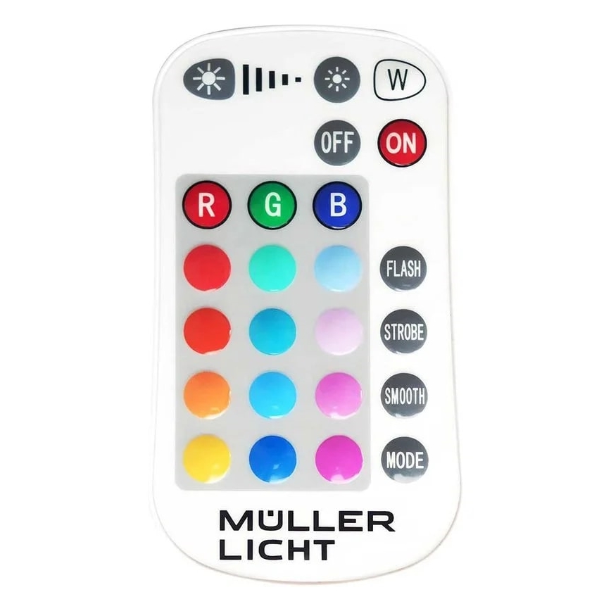 Müller-Licht - LED RGBW Aptumšojama āra Prožektors LED/10W/230V IP65 + tālvadības pults