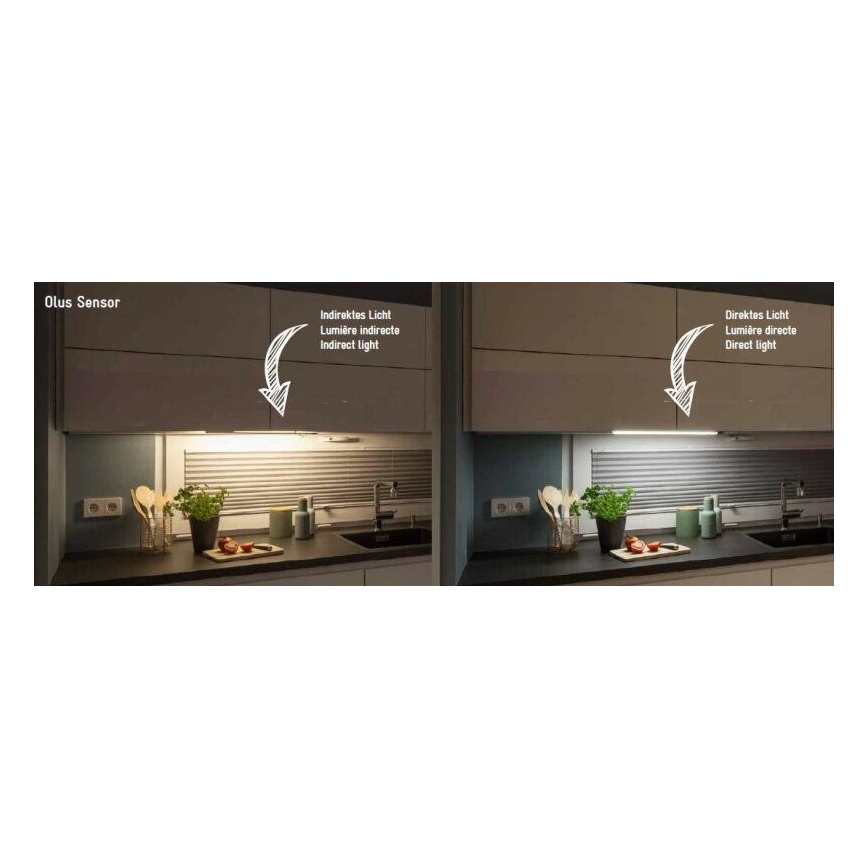 Müller-Licht - LED Virtuves zem skapīša lampa ar sensoru OLUS LED/11W/230V 3000/4000K