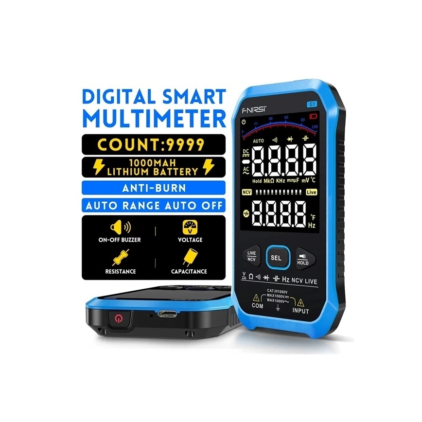 Multimetrs 1000 mAh 5V