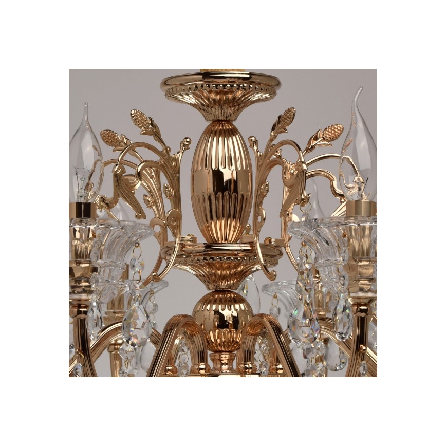 MW-LIGHT - Lustra ar ķēdi CRYSTAL 8xE14/40W/230V