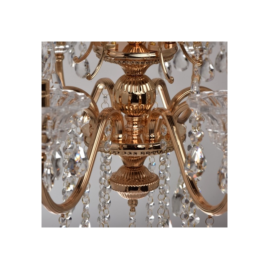 MW-LIGHT - Lustra ar ķēdi CRYSTAL 8xE14/40W/230V