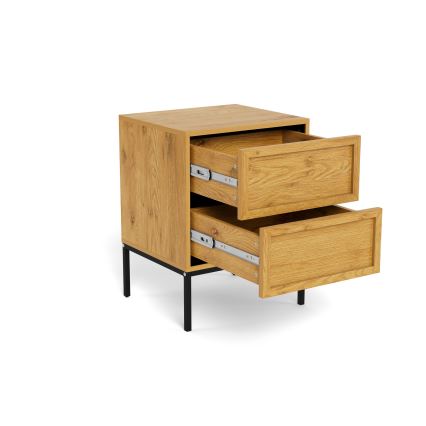 Naktsgaldiņš ALIN 46x40 cm gaiši brūns