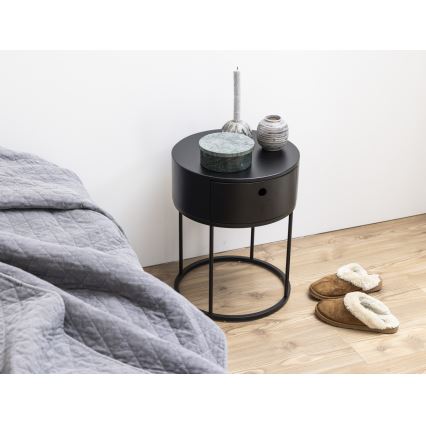 Naktsgaldiņš COLUM, melns