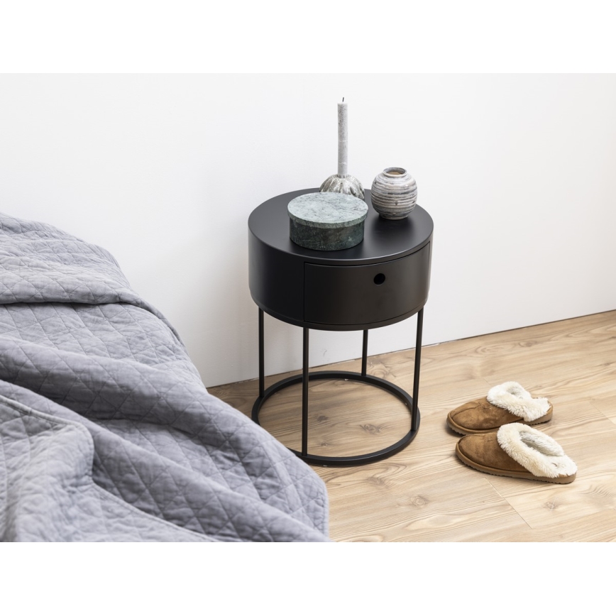 Naktsgaldiņš COLUM, melns