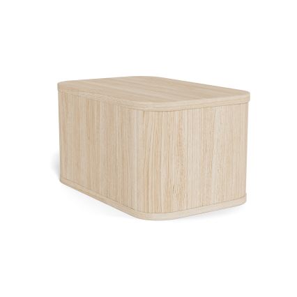 Naktsgaldiņš MADERA 46x30 cm, baltais ozols
