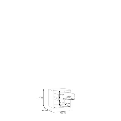 Naktsgaldiņš PANO bēšs