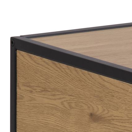 Naktsgaldiņš SARON ozols/melns