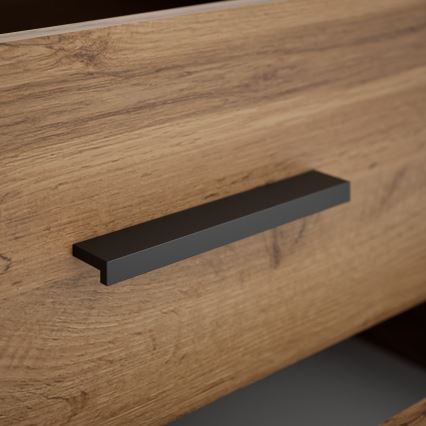 Naktsgaldiņš TOD ozols craft/melns