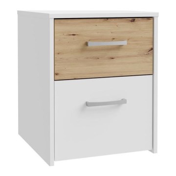 Naktsgaldiņš URO, artisan ozols/balts