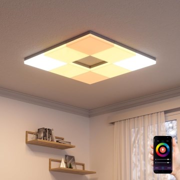 Nanoleaf - Komplekts 3x LED RGBW aptumšojami griestu gaismekļi SKYLIGHT LED/18W/230V + 2xLED/16W/230V 2700-6500K Wi-Fi