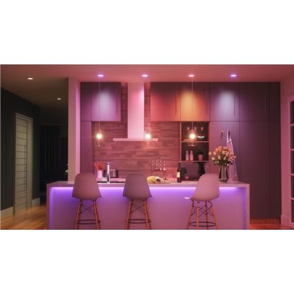 KOMPLEKTS 3x LED RGBW Aptumšojama spuldze ESSENTIALS A60 E27/8,5W/230V CRI 90 2700-6500K Wi-Fi - Nanoleaf