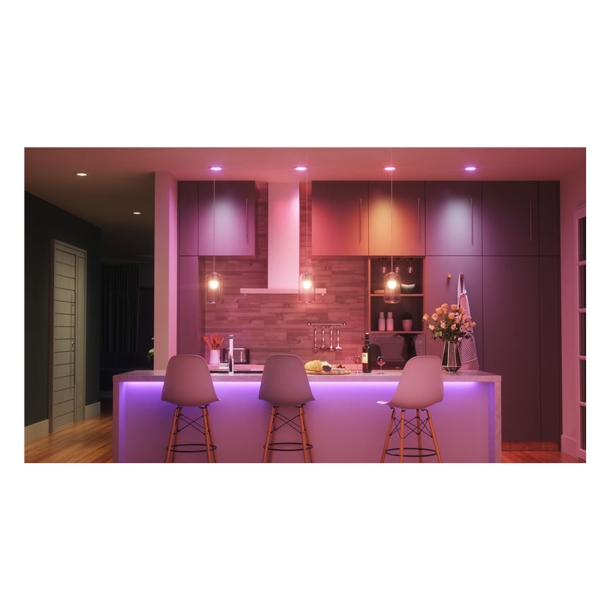KOMPLEKTS 3x LED RGBW Aptumšojama spuldze ESSENTIALS A60 E27/8,5W/230V CRI 90 2700-6500K Wi-Fi - Nanoleaf