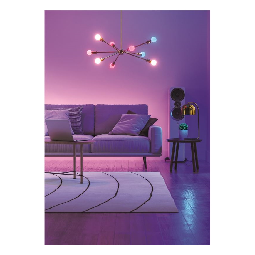 KOMPLEKTS 3x LED RGBW Aptumšojama spuldze ESSENTIALS A60 E27/8,5W/230V CRI 90 2700-6500K Wi-Fi - Nanoleaf