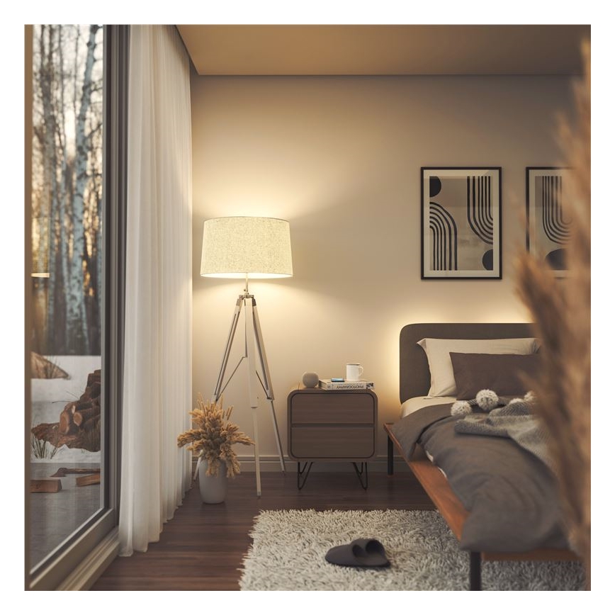 KOMPLEKTS 3x LED RGBW Aptumšojama spuldze ESSENTIALS A60 E27/8,5W/230V CRI 90 2700-6500K Wi-Fi - Nanoleaf