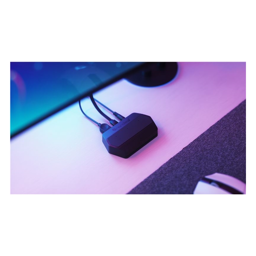 Nanoleaf - 4D ekrāna spoguļattēla iestatīšana + Lightstrips basic komplekts 5,2m 85''