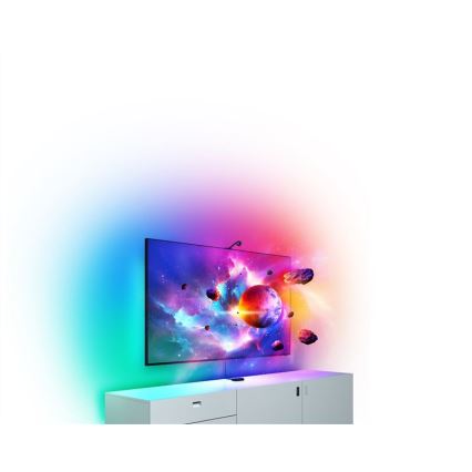 Nanoleaf - 4D ekrāna spoguļattēla iestatīšana + Lightstrips basic komplekts 5,2m 85''