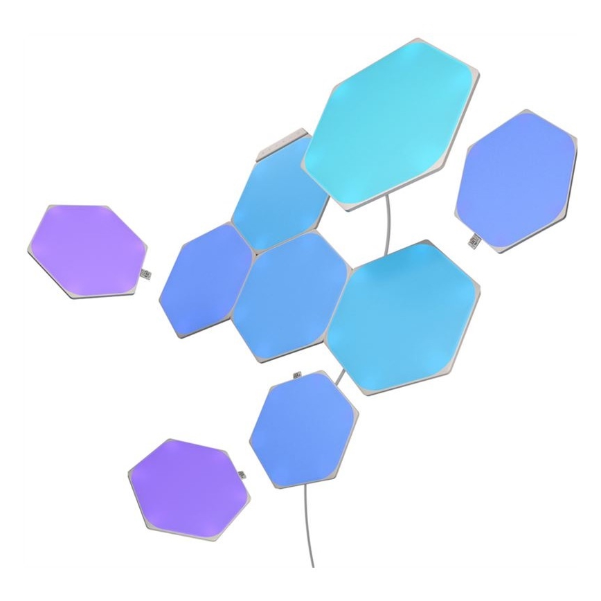 Nanoleaf - KOMPLEKTS 9x LED RGB Aptumšojams panelis SHAPES HEXAGON LED/2W/230V 1200-6500K Wi-Fi