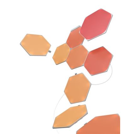 Nanoleaf - KOMPLEKTS 9x LED RGB Aptumšojams panelis SHAPES HEXAGON LED/2W/230V 1200-6500K Wi-Fi