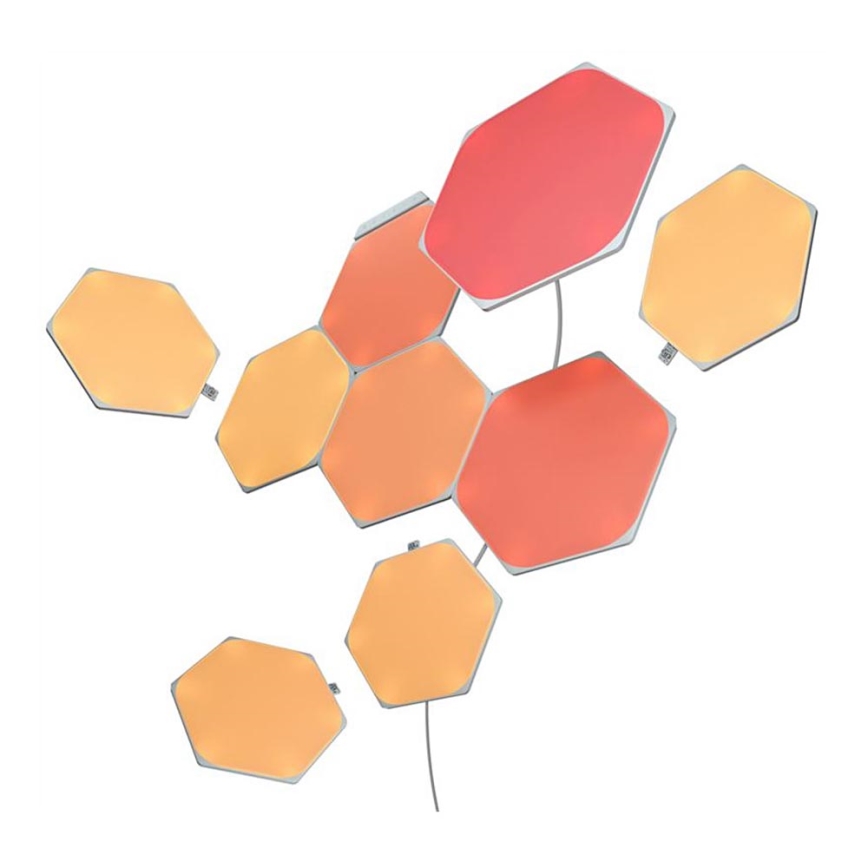 Nanoleaf - KOMPLEKTS 9x LED RGB Aptumšojams panelis SHAPES HEXAGON LED/2W/230V 1200-6500K Wi-Fi