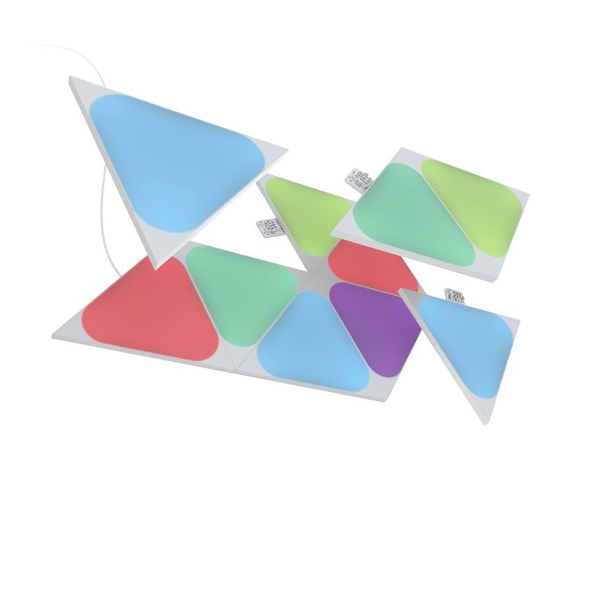 Nanoleaf NL48-1001TW-10PK - KOMPLEKTS 10pcs LED RGB Dimmable pannel TRIANGLES LED/0,5 Wi-Fi