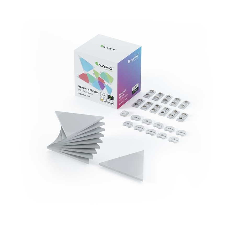 Nanoleaf NL48-1001TW-10PK - KOMPLEKTS 10pcs LED RGB Dimmable pannel TRIANGLES LED/0,5 Wi-Fi