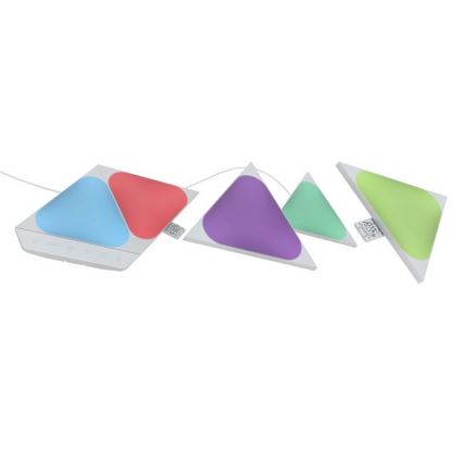 Nanoleaf - KOMPLEKTS 5x LED RGB Aptumšojams panelis TRIANGLES LED/0,5W/230V 1200-6500K Wi-Fi