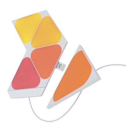 Nanoleaf - KOMPLEKTS 5x LED RGB Aptumšojams panelis TRIANGLES LED/0,5W/230V 1200-6500K Wi-Fi
