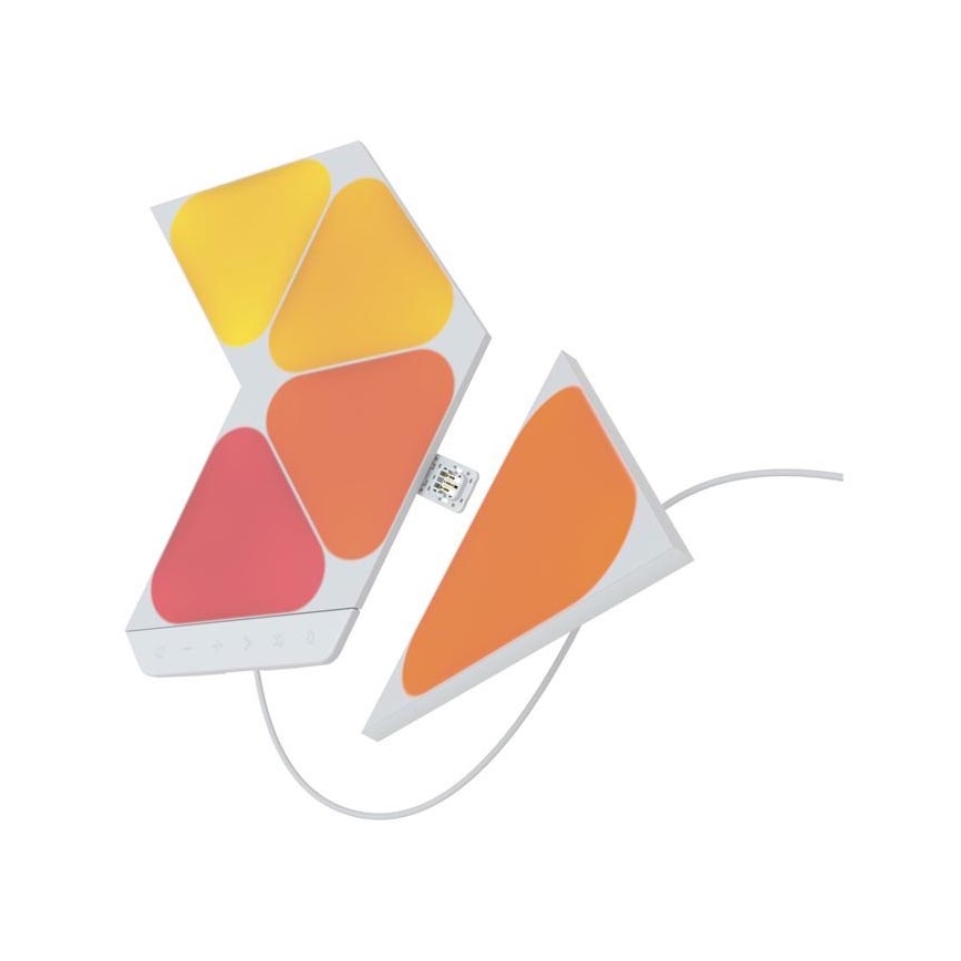 Nanoleaf - KOMPLEKTS 5x LED RGB Aptumšojams panelis TRIANGLES LED/0,5W/230V 1200-6500K Wi-Fi