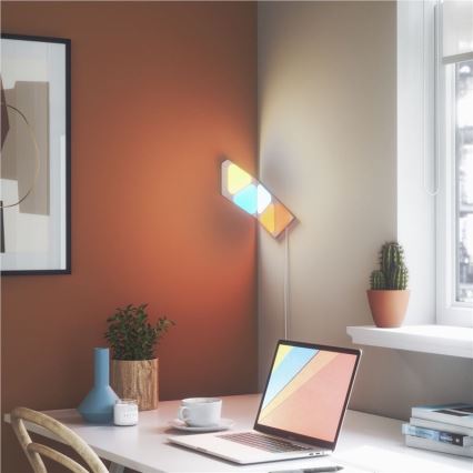 Nanoleaf - KOMPLEKTS 5x LED RGB Aptumšojams panelis TRIANGLES LED/0,5W/230V 1200-6500K Wi-Fi