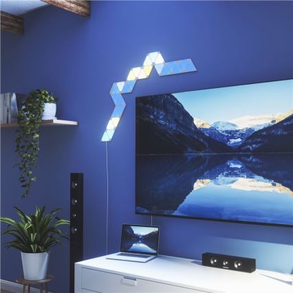 Nanoleaf - KOMPLEKTS 5x LED RGB Aptumšojams panelis TRIANGLES LED/0,5W/230V 1200-6500K Wi-Fi