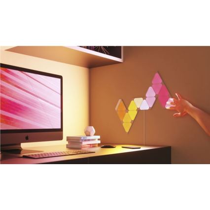 Nanoleaf - KOMPLEKTS 5x LED RGB Aptumšojams panelis TRIANGLES LED/0,5W/230V 1200-6500K Wi-Fi