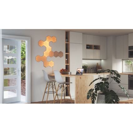 Nanoleaf - KOMPLEKTS 13x LED Aptumšojams panelis HEXAGONS LED/2W/230V Wi-Fi